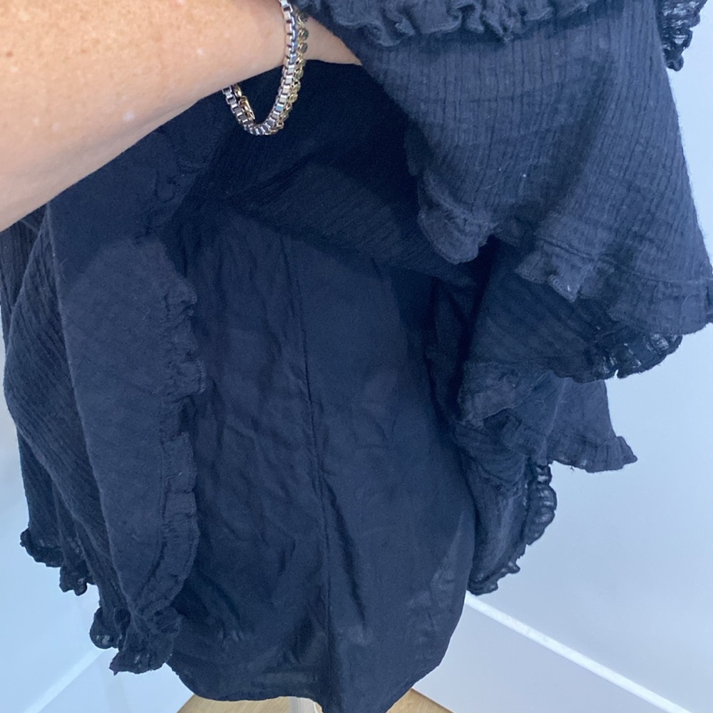 Free People Antoinette Black Mini Dress |Size XS - Picture 11 of 13